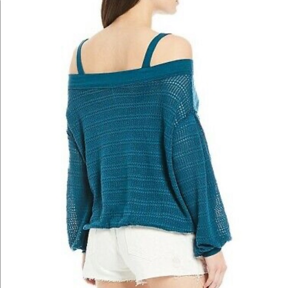 NWT! Free People Off The Shoulder Sweater. - Picture 2 of 8